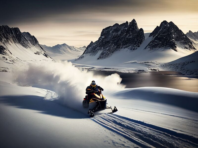 Exploring the Art of Sled Towing with Snowmobiles