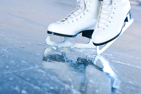 skating on the ice